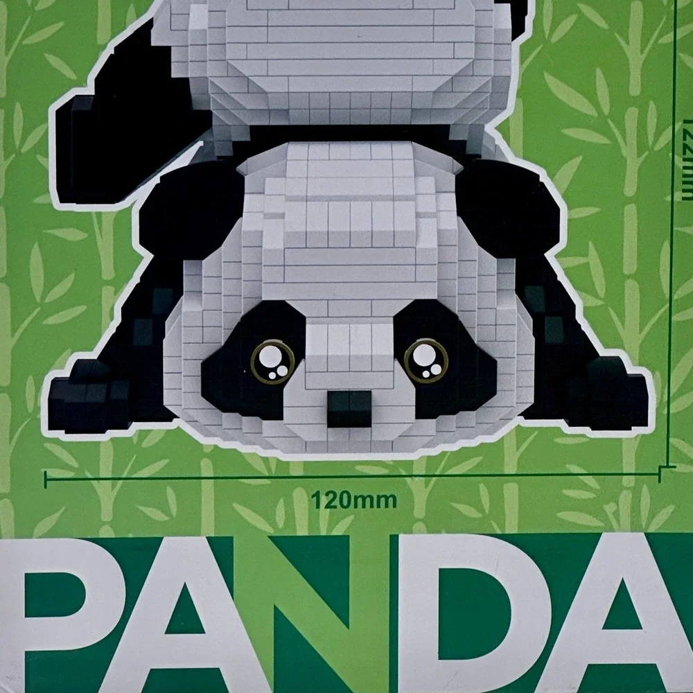 Panda Building Block Set 1325 PCS Ages 14+‎ Animal Figure Toy